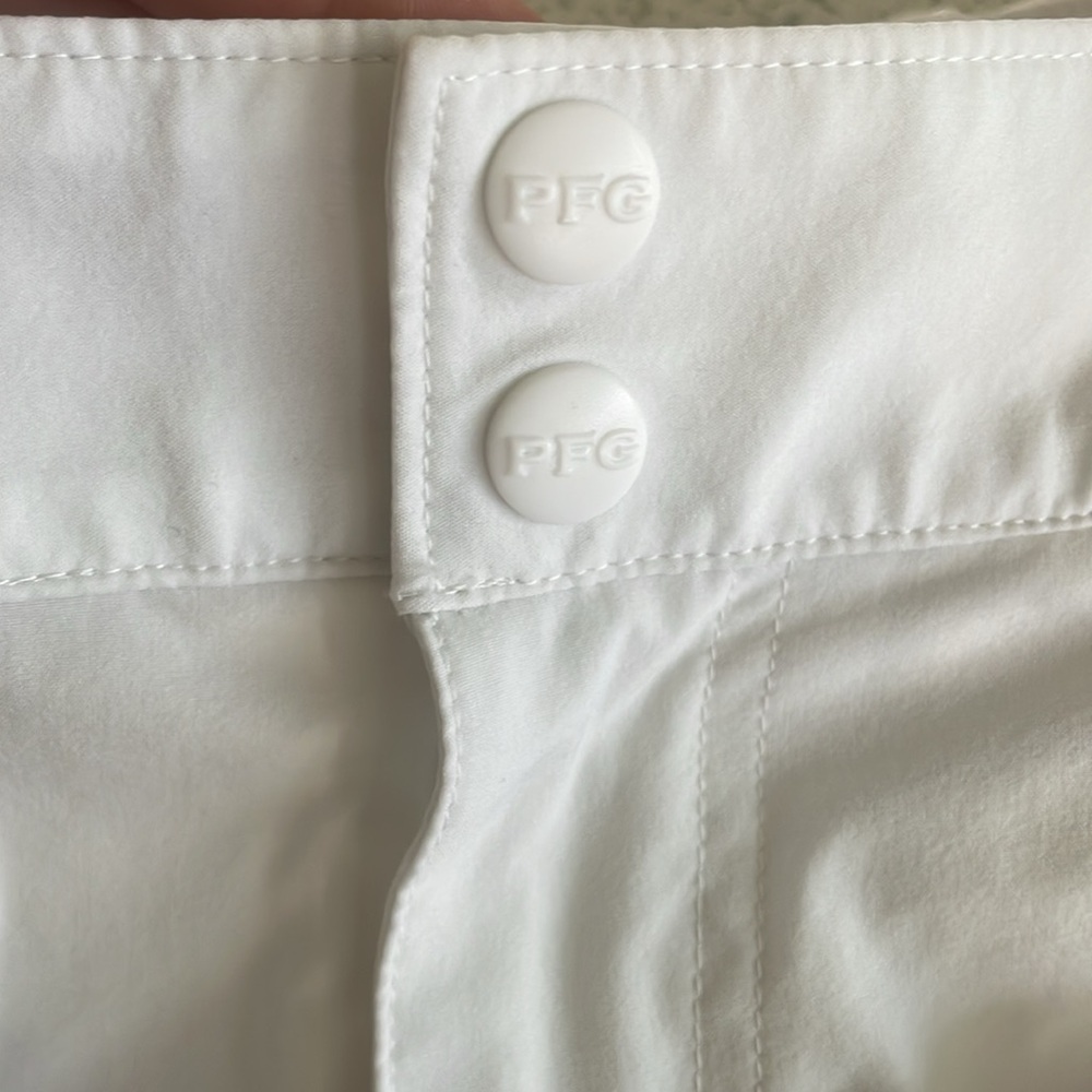 Columbia PFG Coral Point II Shorts Womens S White Omni Shade Nylon - Picture 4 of 14